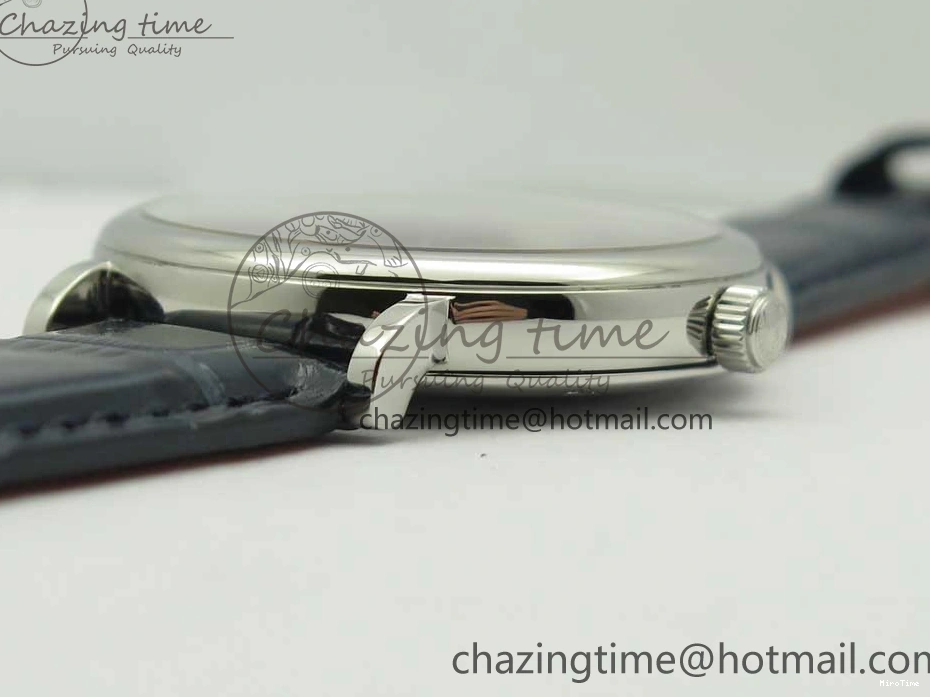 MIROTIME 0324 Portofino Automatic SS FKF 1:1 Best Edition Blue Dial on Blue Leather Strap A Cozy 7133